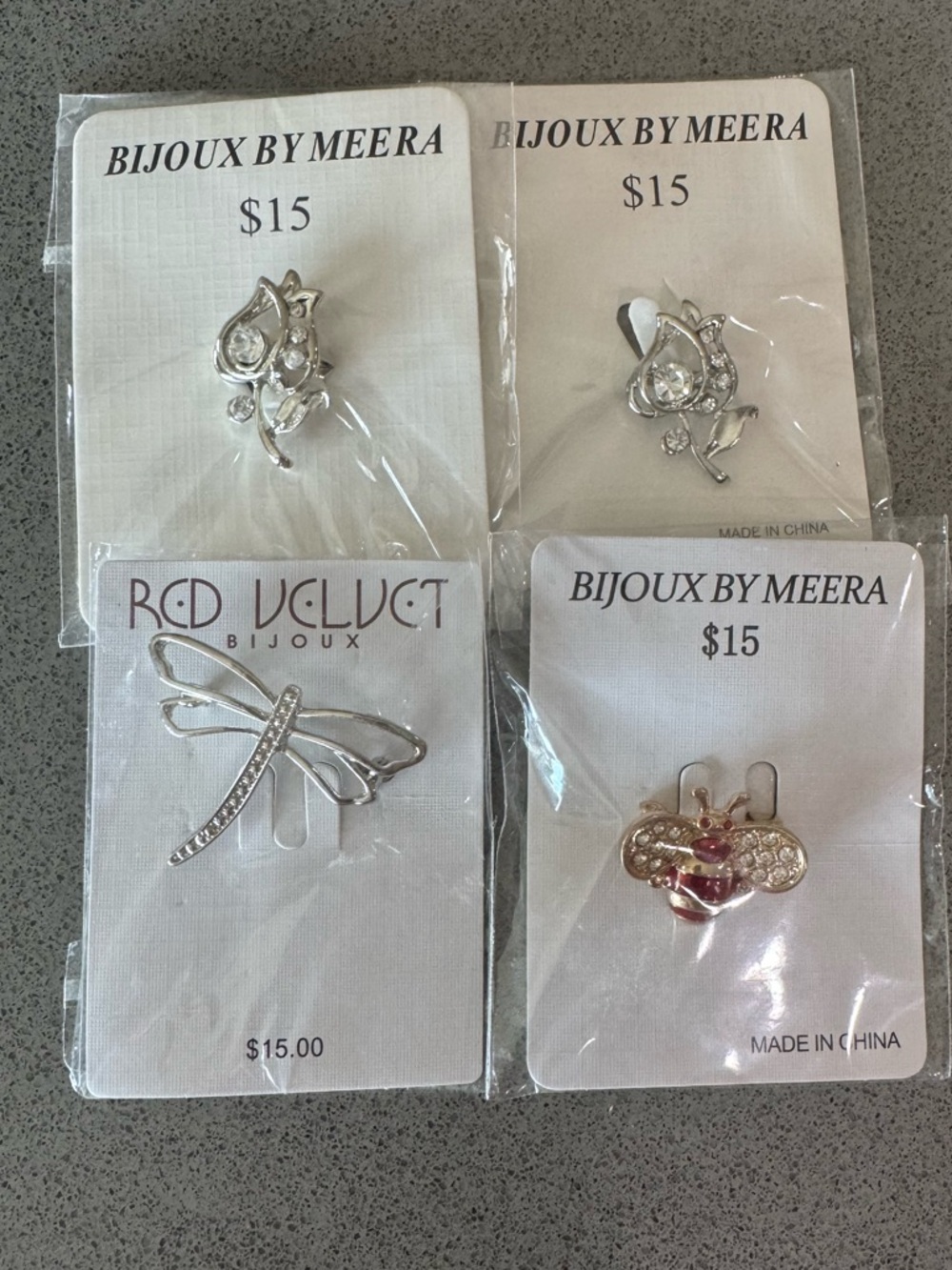3 Bijoux by Meera and 1 by Red Velvet